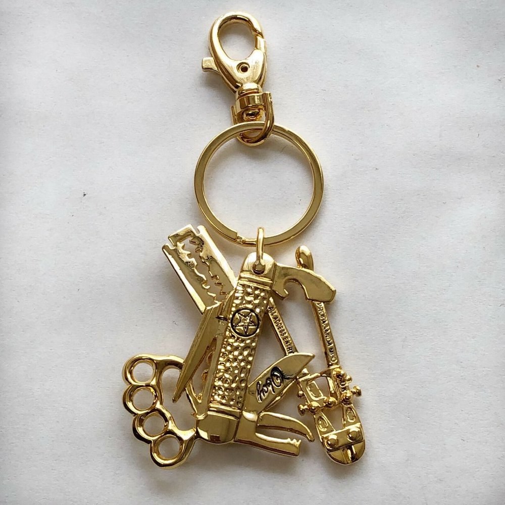 Obey Keychain "Urban Tools" Gold - Picture 2 of 3